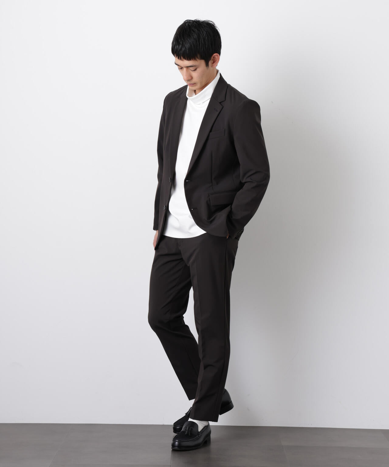 【大人気セットアップ】「Damerino」コードレーンストレッチセットアップ 6686118201