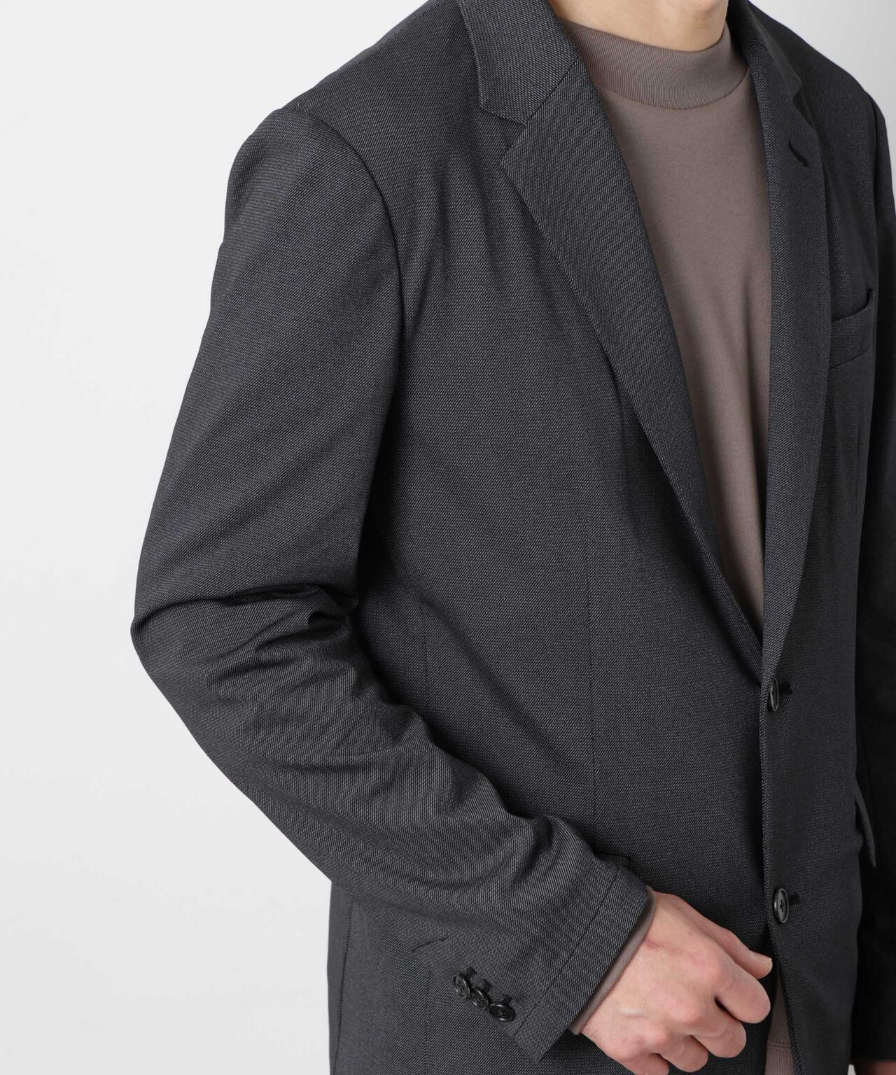 【大人気セットアップ】「Damerino」 軽量ジャージーデニムライクストレッチセットアップ 6686118202