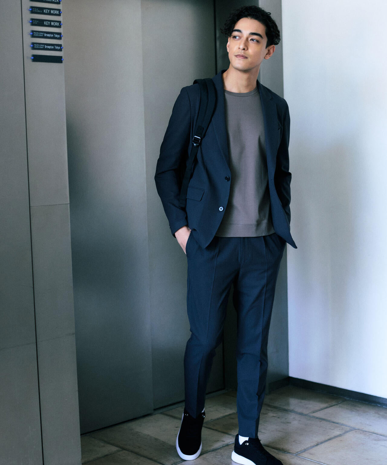 「Damerino」Reflax(R)ドライオックスストレッチセットアップ/吸水速乾 6686118203