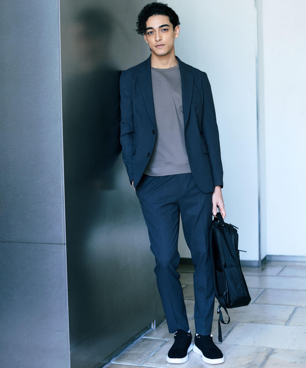 「Damerino」Reflax(R)ドライオックスストレッチセットアップ/吸水速乾 6686118203