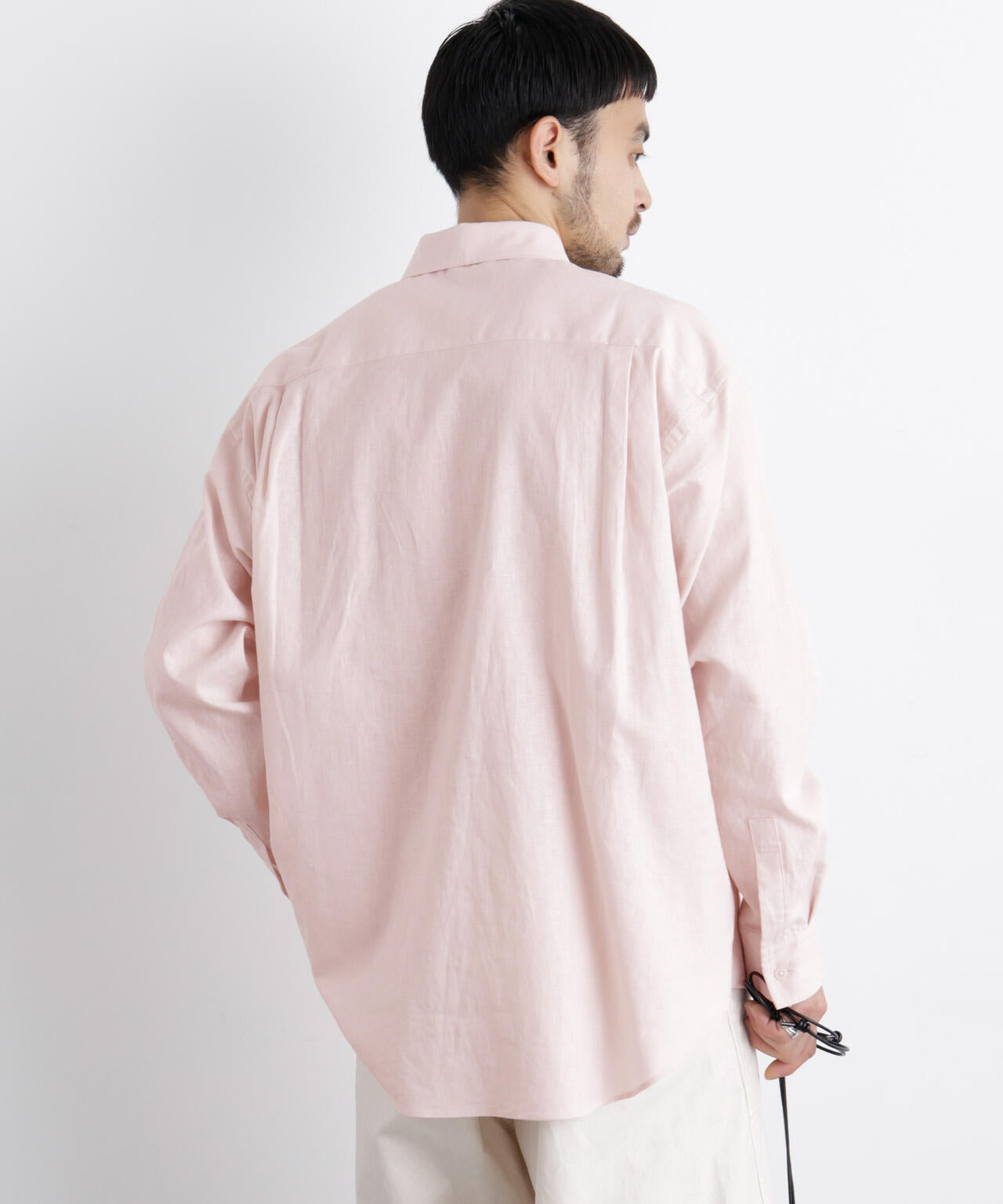 「FRENCH LINEN」リネンコットンレギュラーシャツ 6686120201