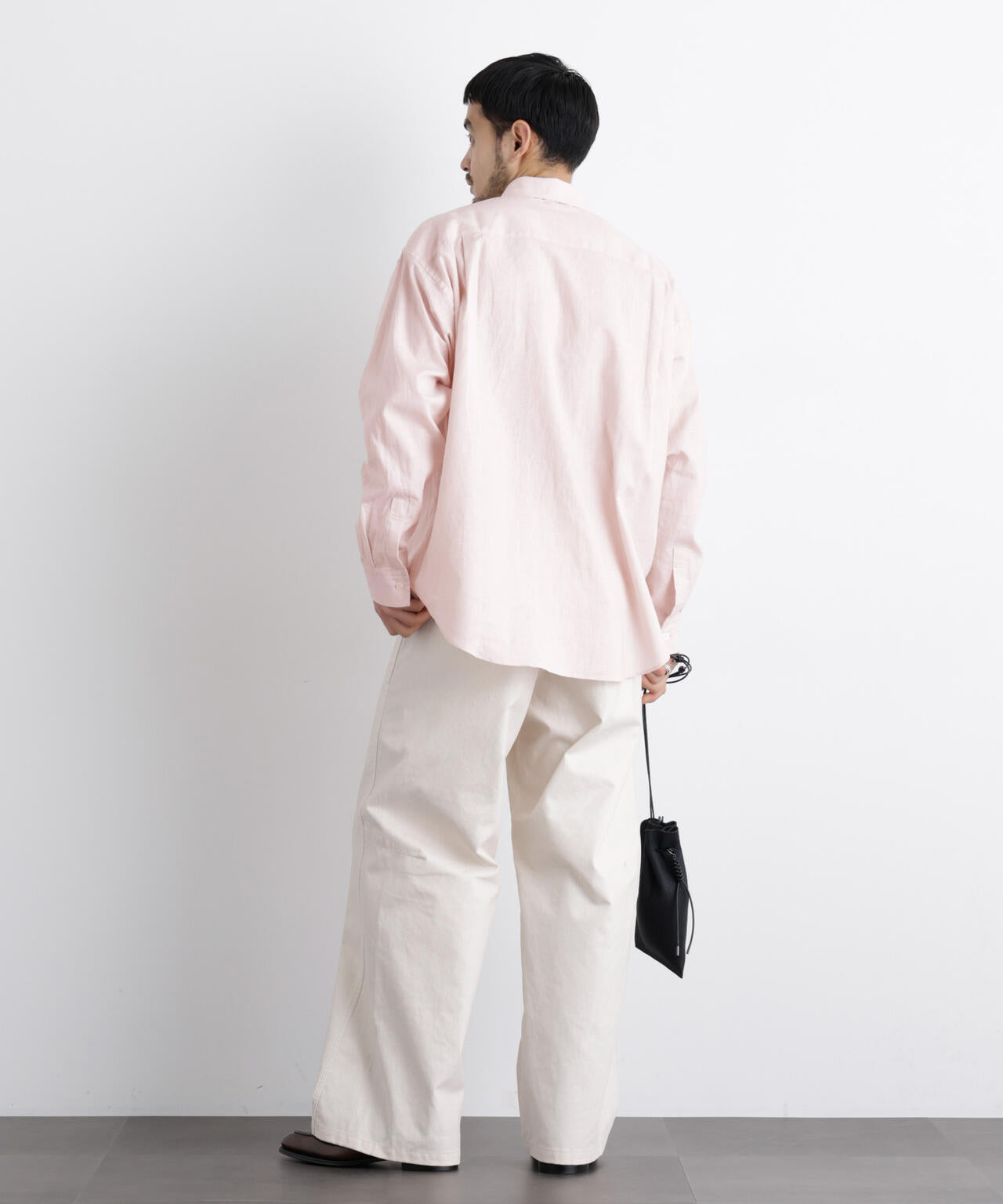 「FRENCH LINEN」リネンコットンレギュラーシャツ 6686120201