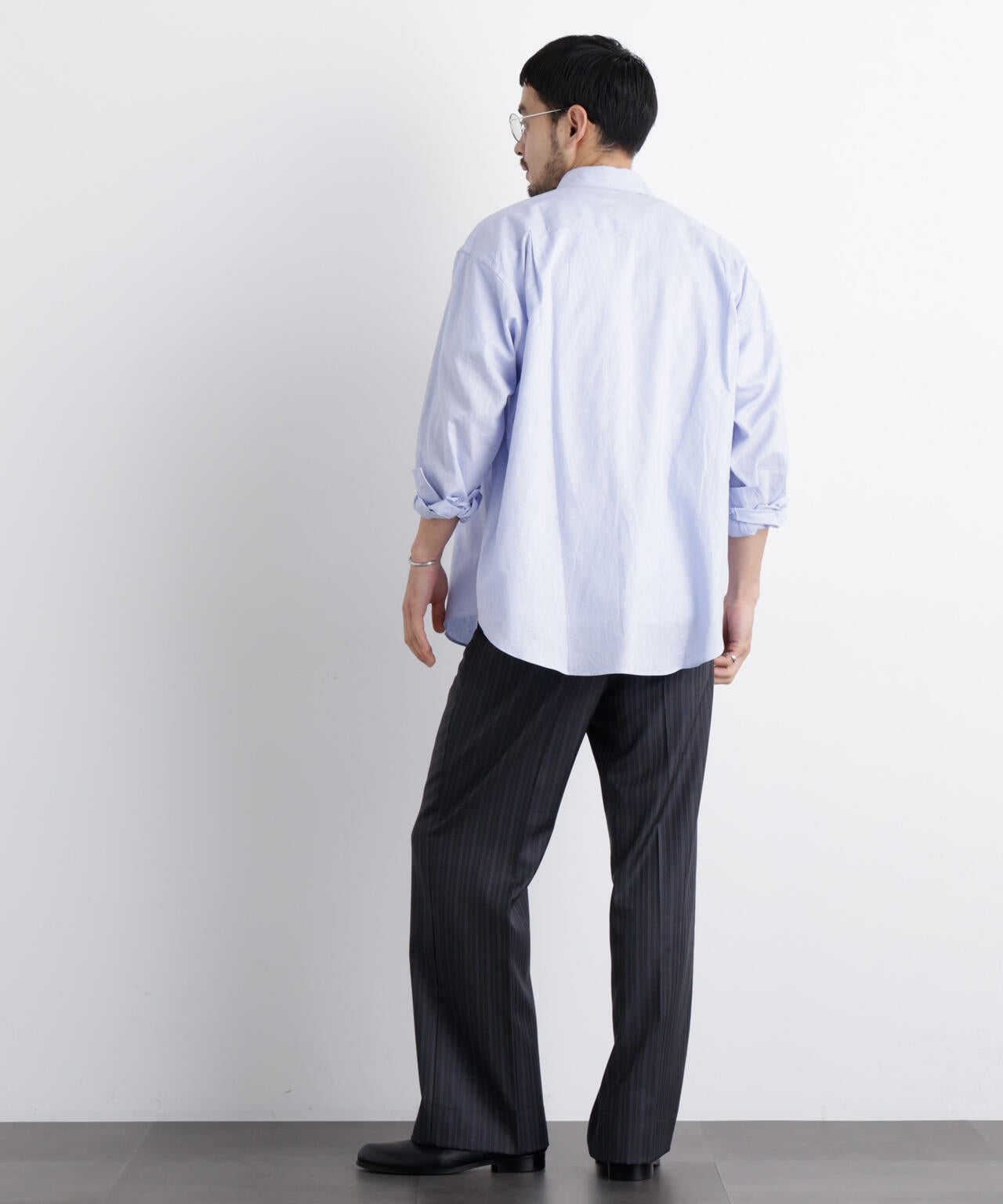 「FRENCH LINEN」リネンコットンレギュラーシャツ 6686120201