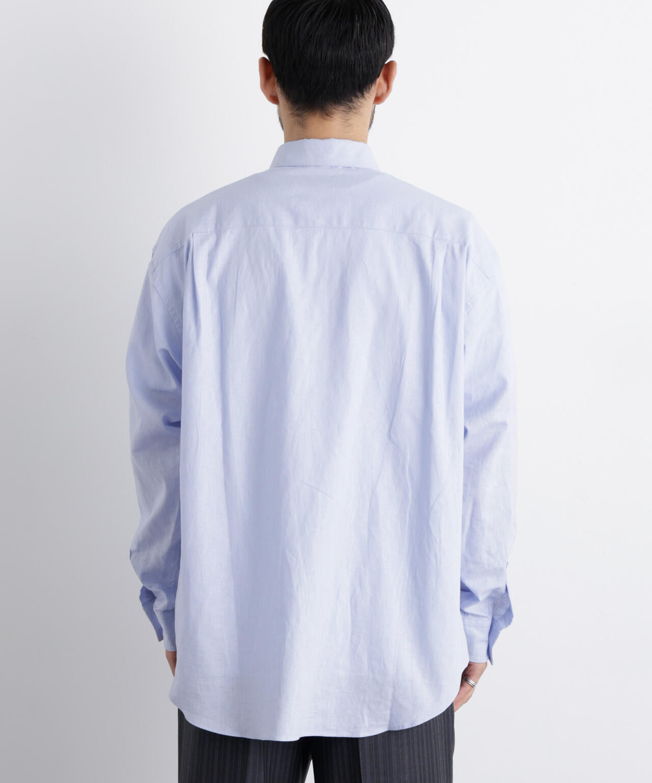 「FRENCH LINEN」リネンコットンレギュラーシャツ 6686120201