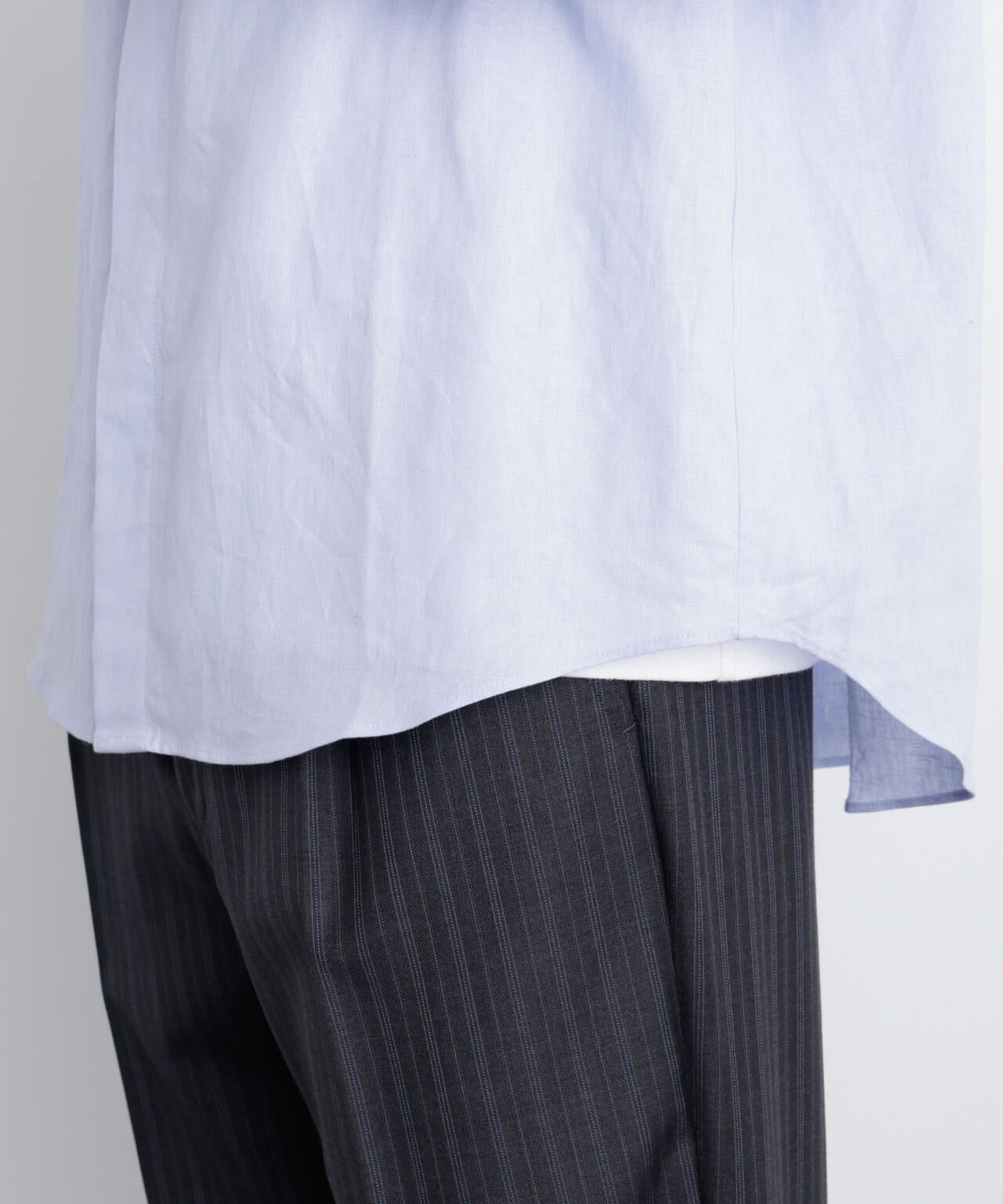 「FRENCH LINEN」リネンコットンレギュラーシャツ 6686120201