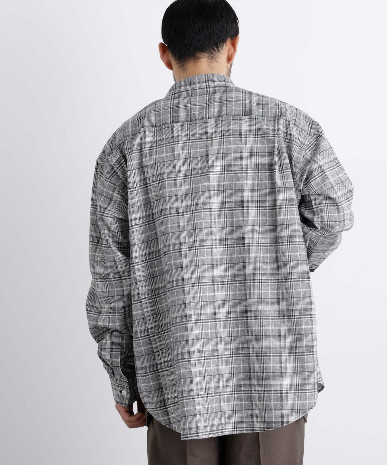 「FRENCH LINEN」リネンコットンレギュラーシャツ 6686120201