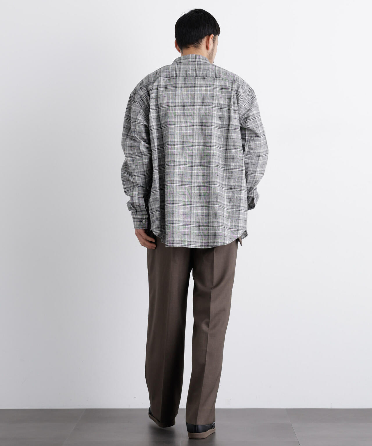 「FRENCH LINEN」リネンコットンレギュラーシャツ 6686120201