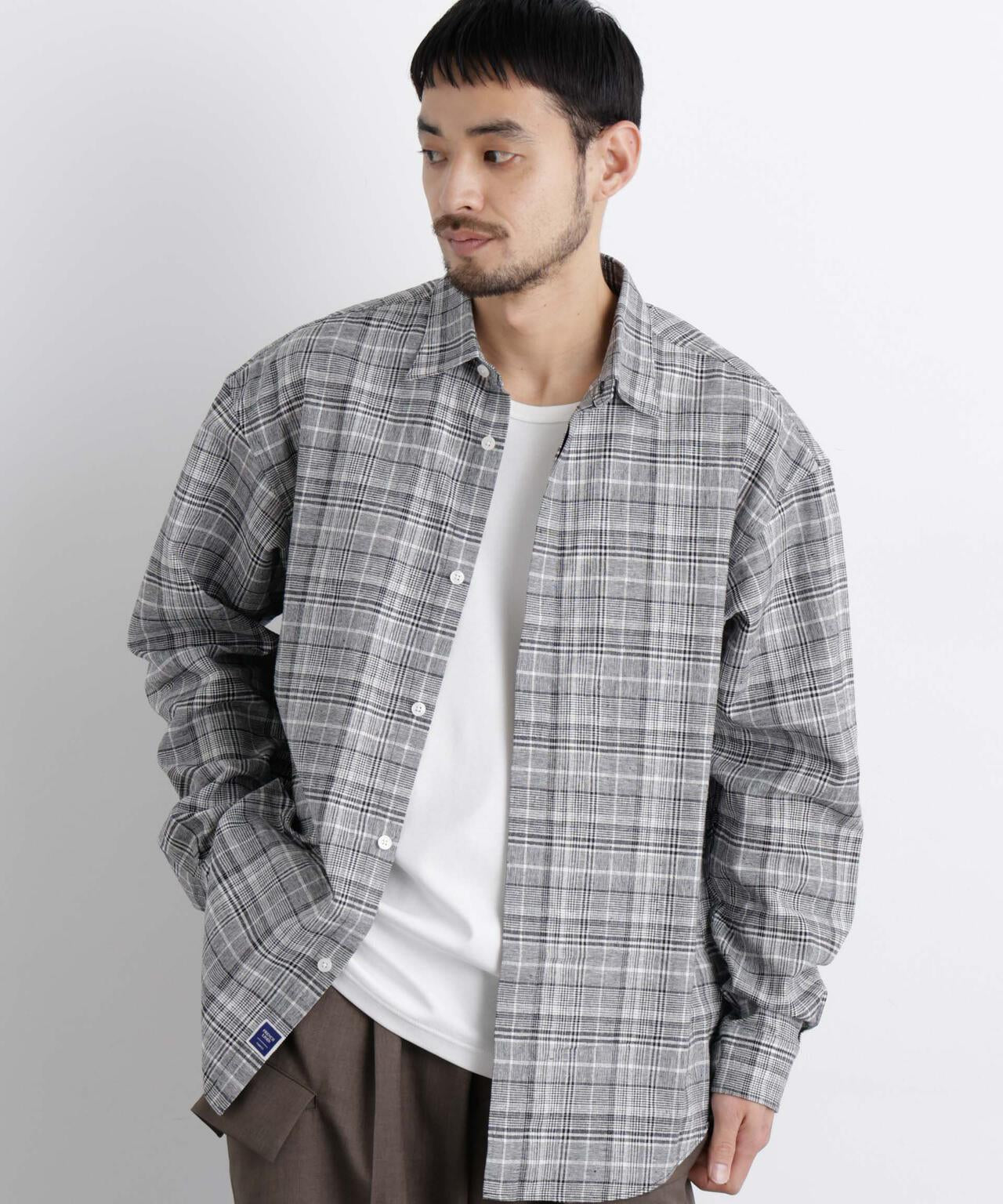 「FRENCH LINEN」リネンコットンレギュラーシャツ 6686120201