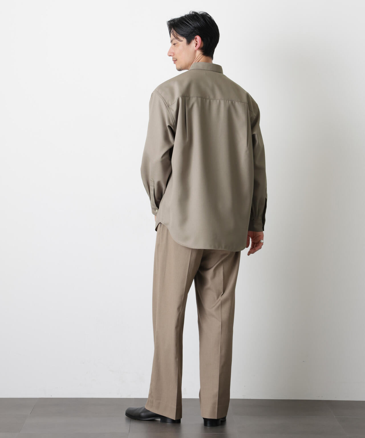 「Gavante」ドライギャバレギュラーカラーシャツ 6686120204