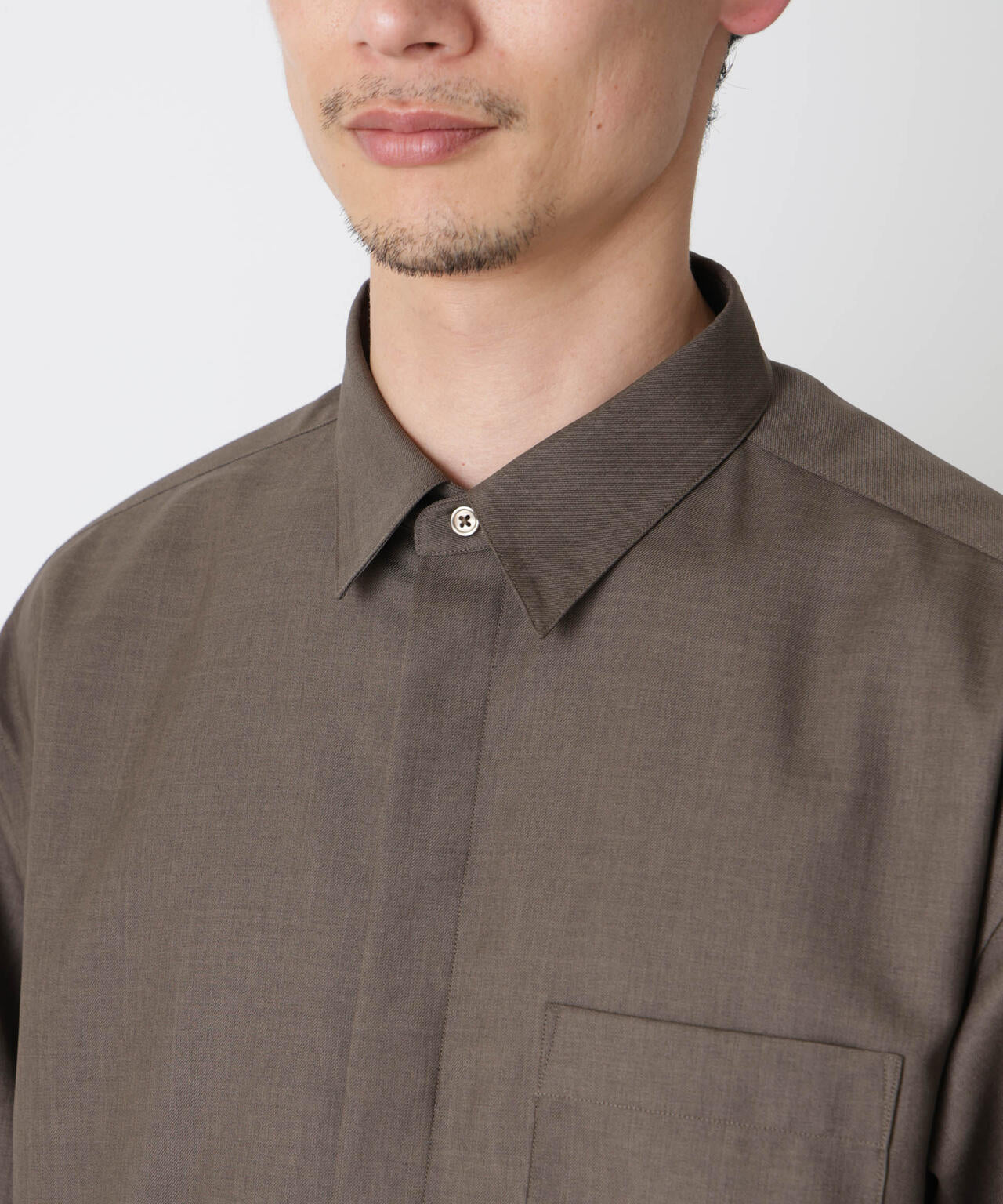 「Gavante」ドライギャバレギュラーカラーシャツ 6686120204