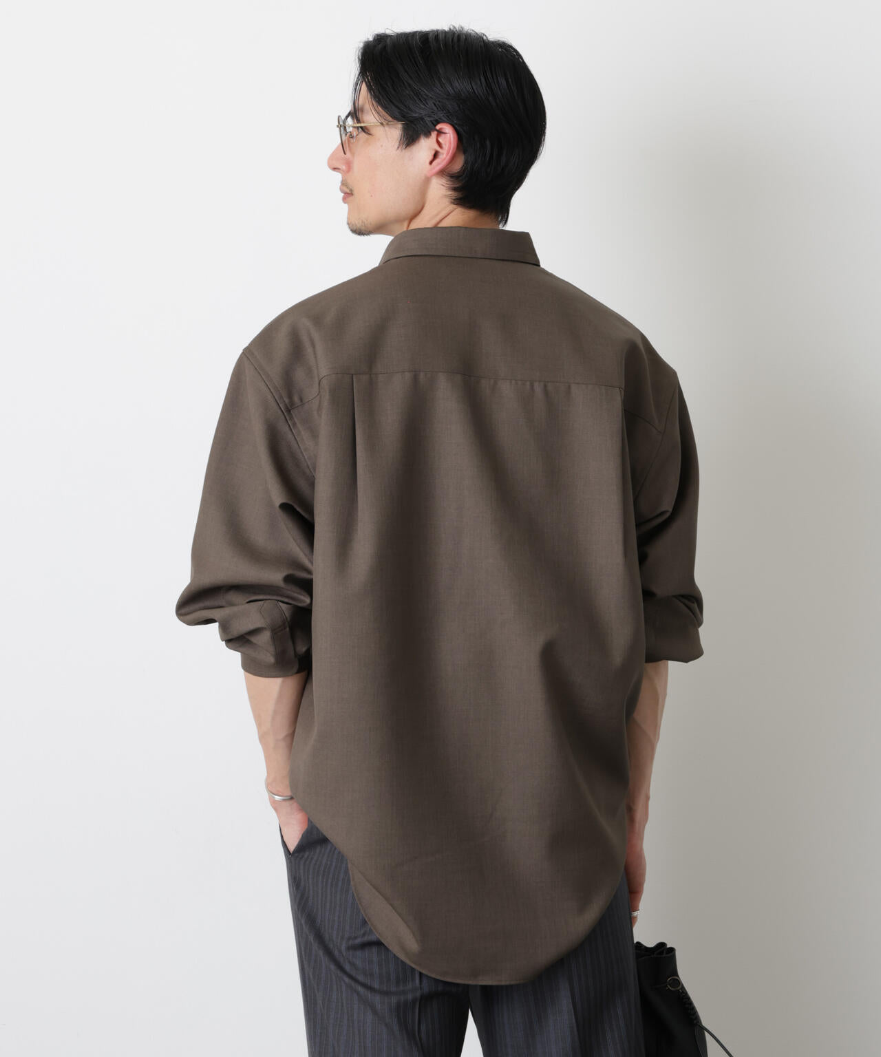 「Gavante」ドライギャバレギュラーカラーシャツ 6686120204