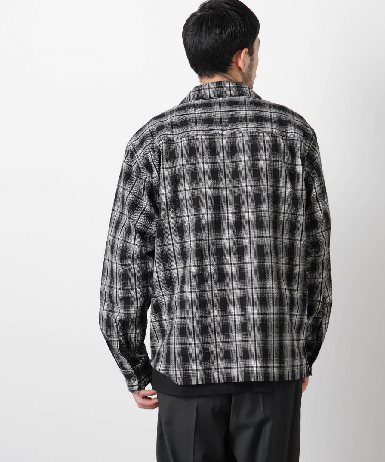 マイクロシアサッカーチェックシャツ 6686120211