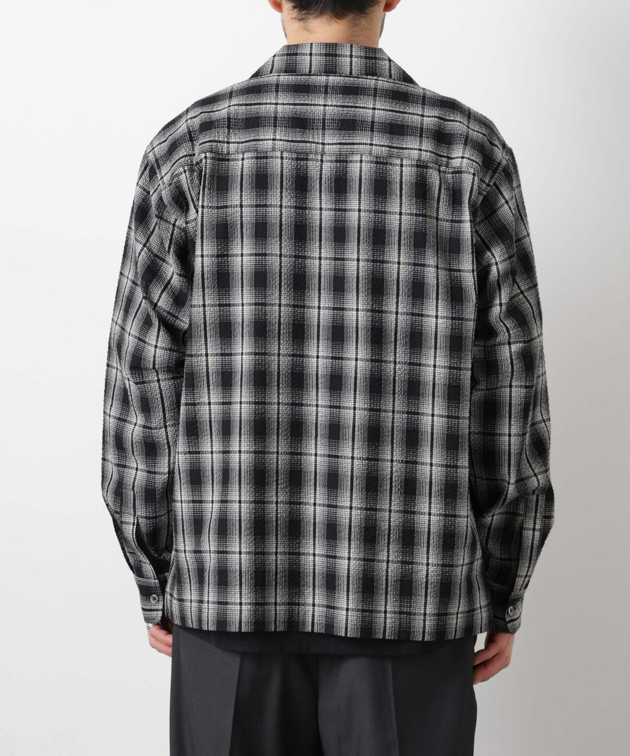 マイクロシアサッカーチェックシャツ 6686120211