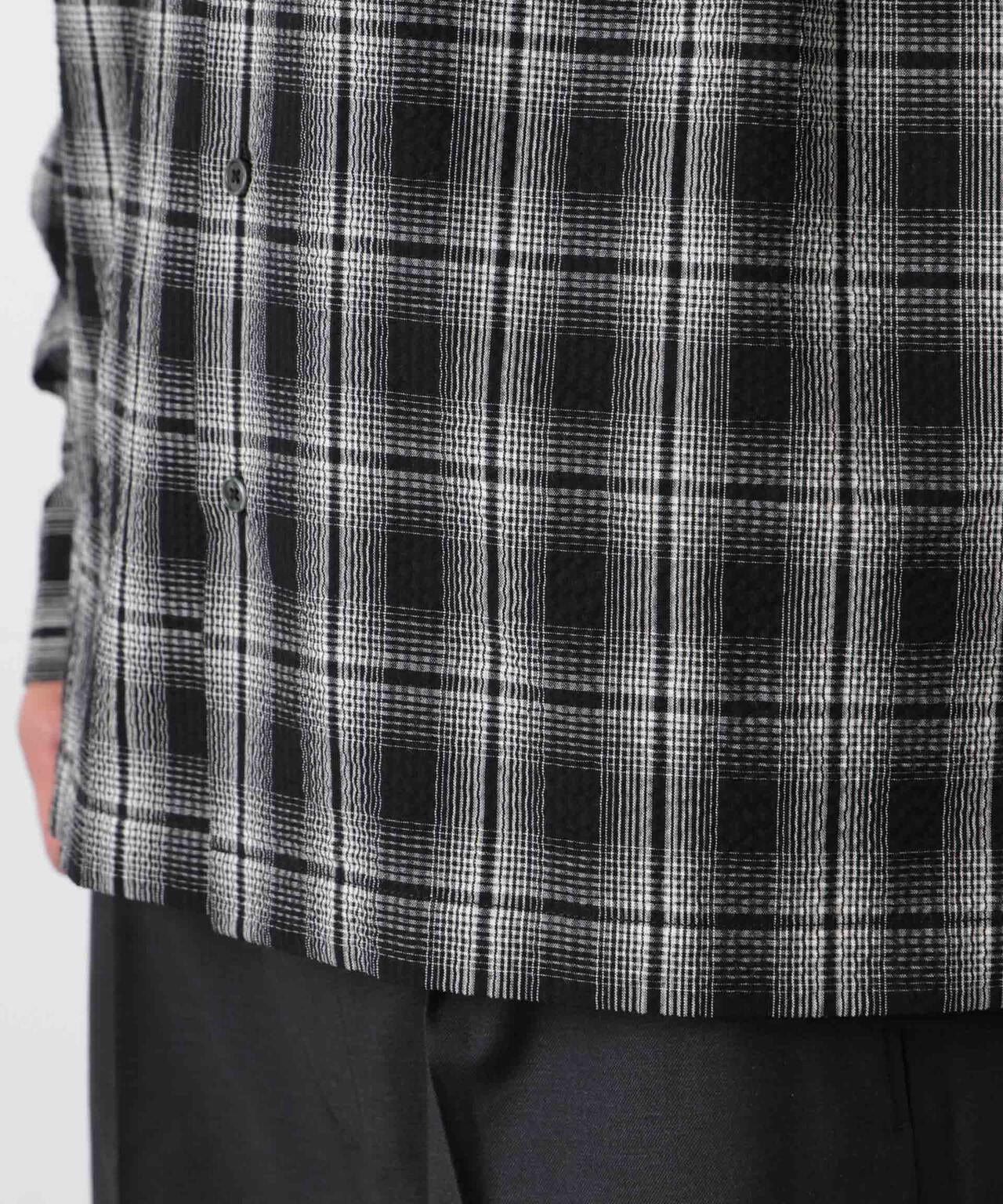 マイクロシアサッカーチェックシャツ 6686120211