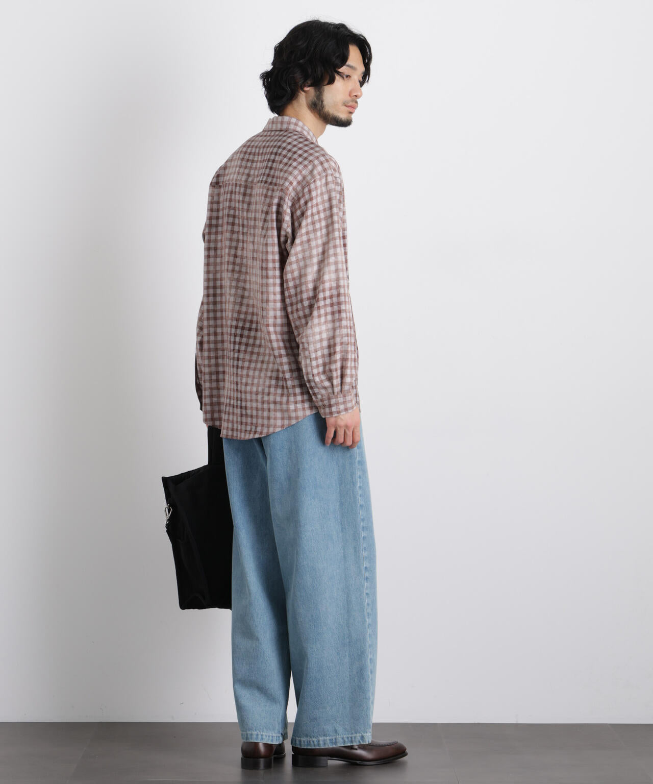 ケミカルフィニッシュチェック オーバーシャツ 6686120218