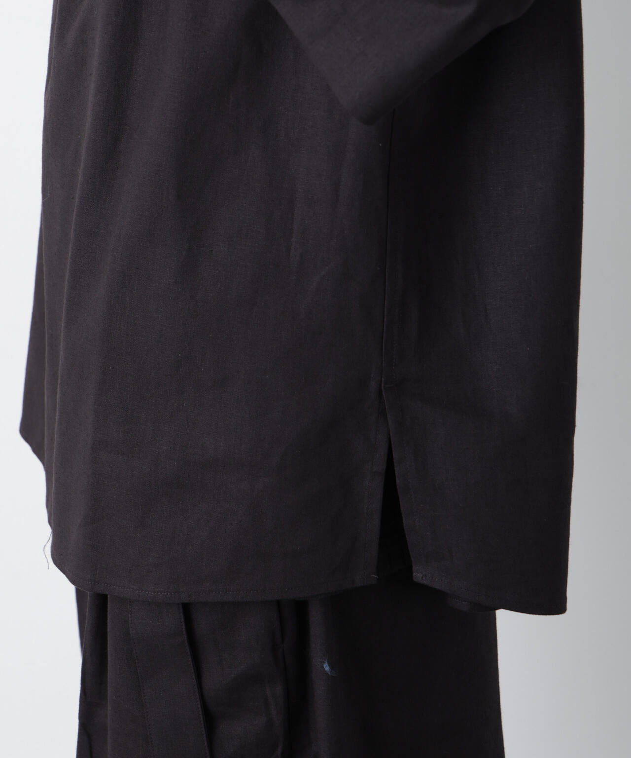 「FRENCH LINEN」イタリアンスキッパー半袖シャツ 6686121202