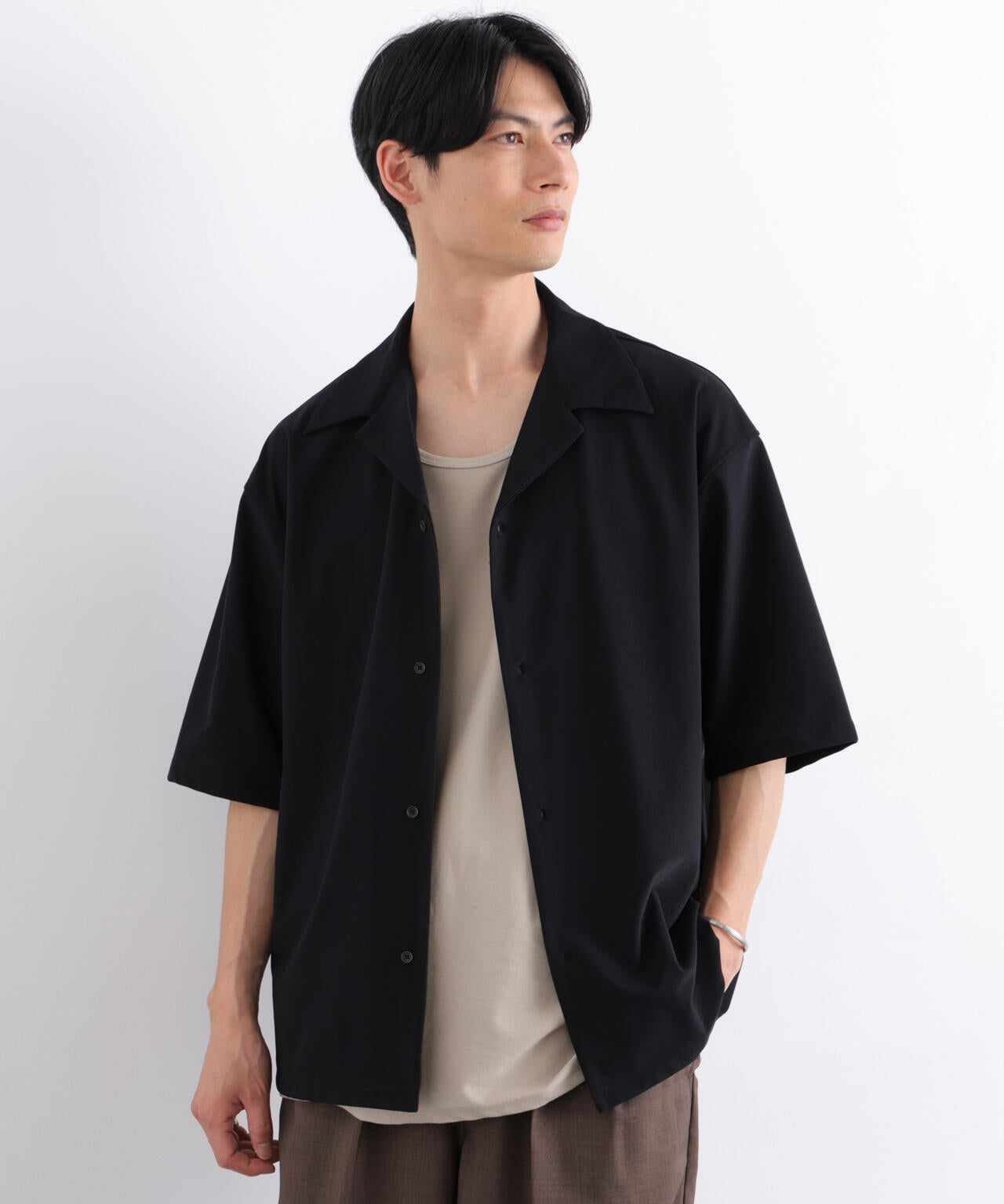 AIR TOOL オープンカラーシャツ 6686121211