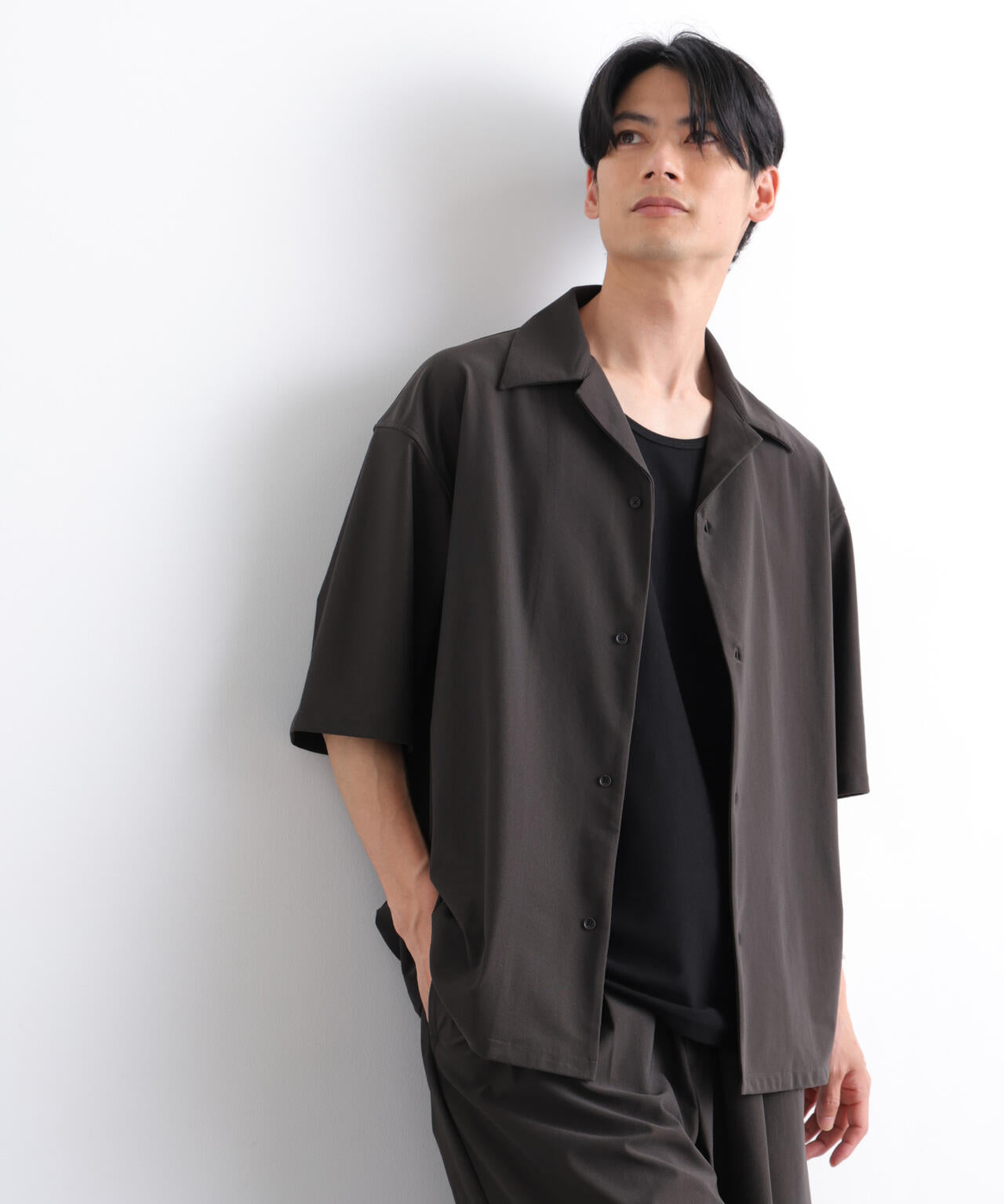 AIR TOOL オープンカラーシャツ 6686121211