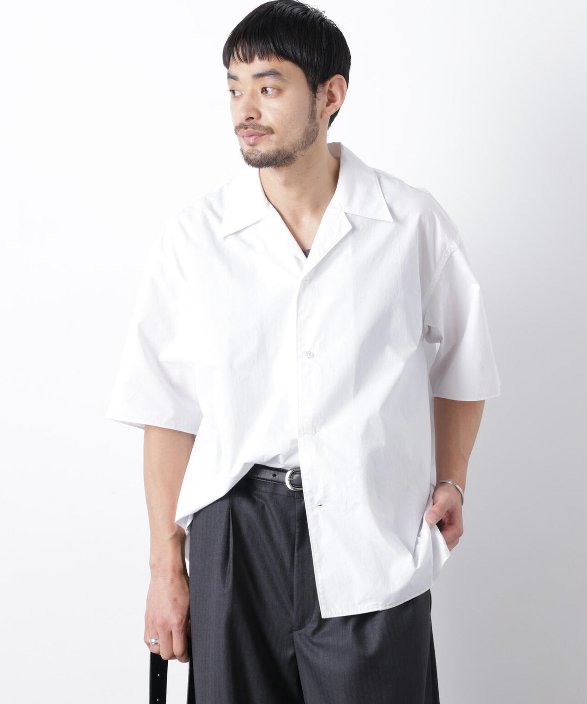 「OtoNANO」 タイプライター ウォッシュシャツ 6686121218