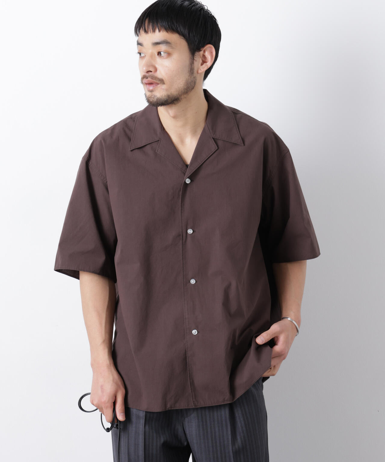 「OtoNANO」 タイプライター ウォッシュシャツ 6686121218