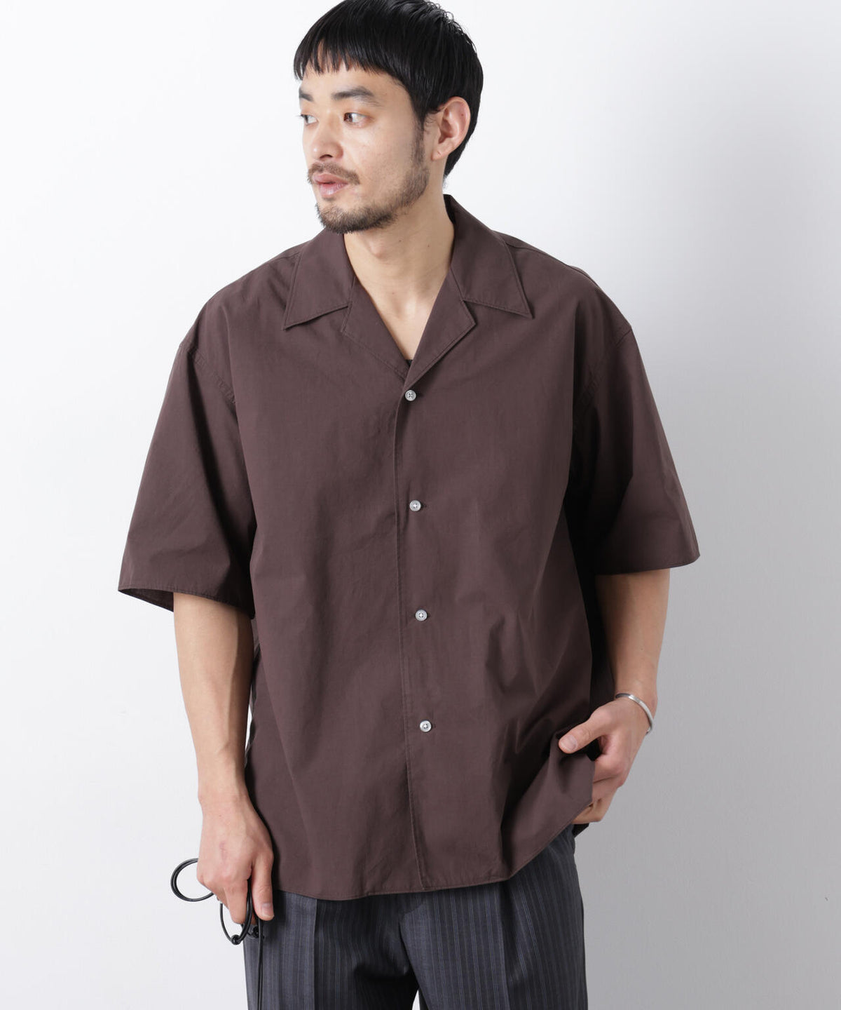 「OtoNANO」 タイプライター ウォッシュシャツ 6686121218