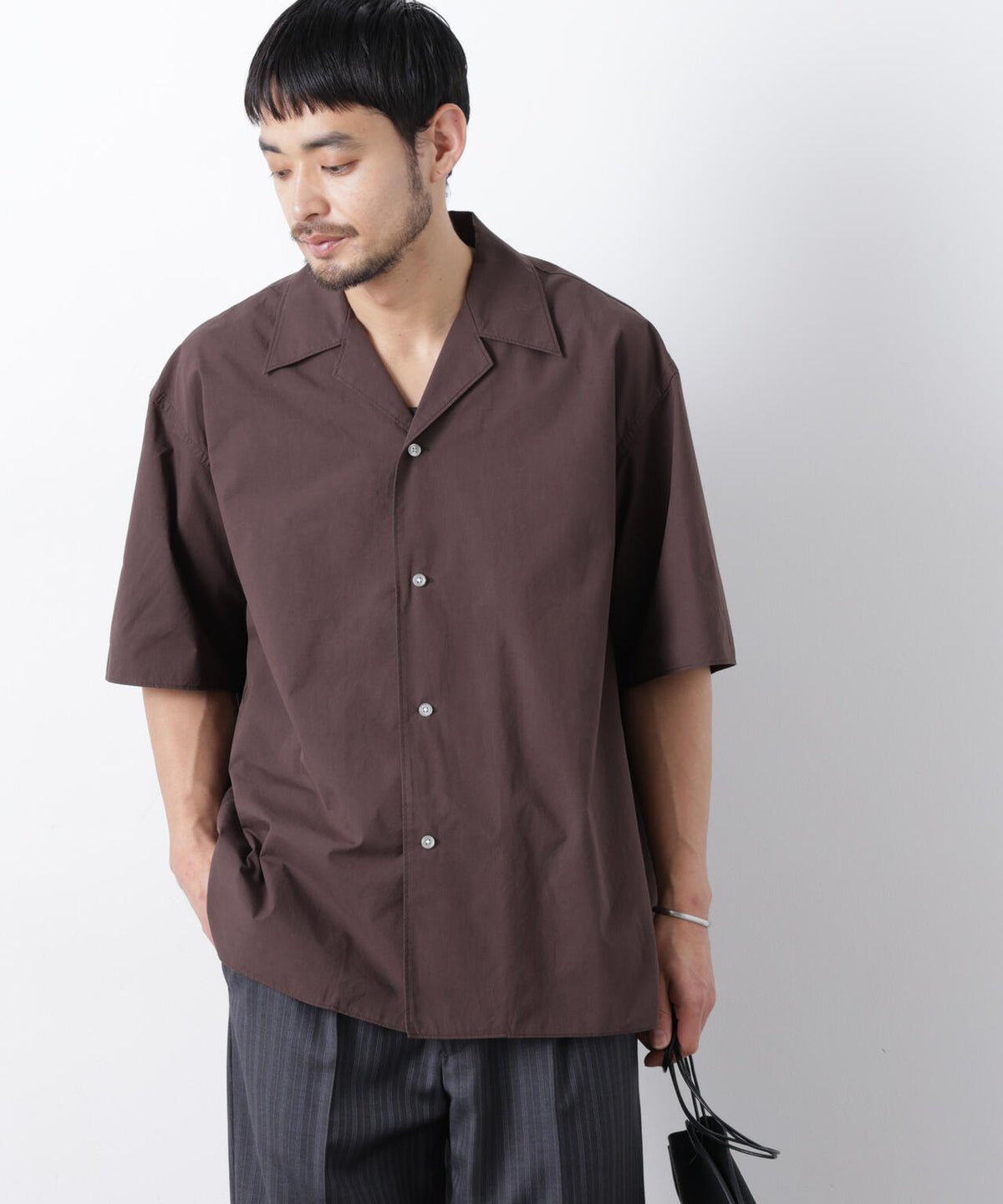 「OtoNANO」 タイプライター ウォッシュシャツ 6686121218