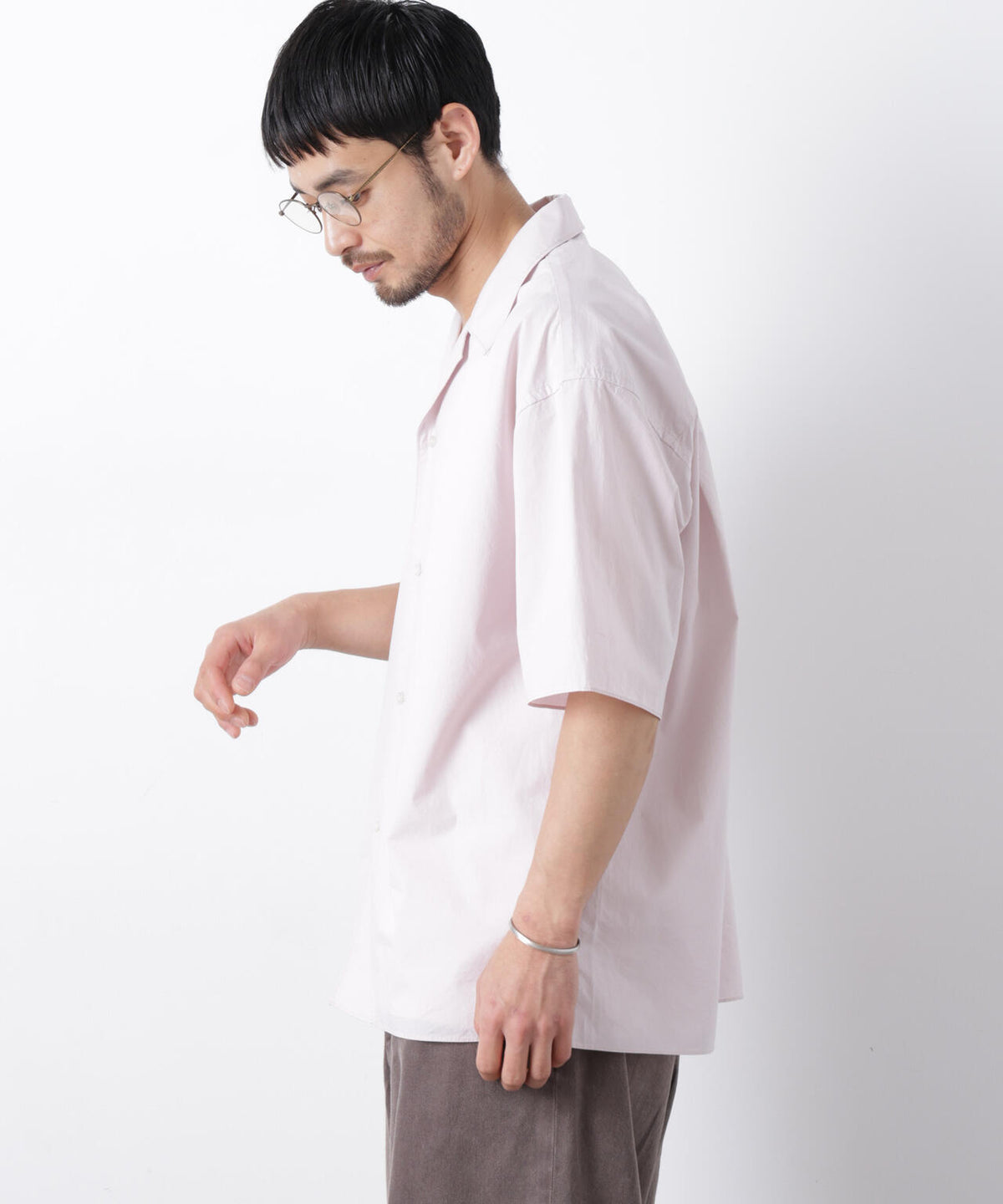 「OtoNANO」 タイプライター ウォッシュシャツ 6686121218