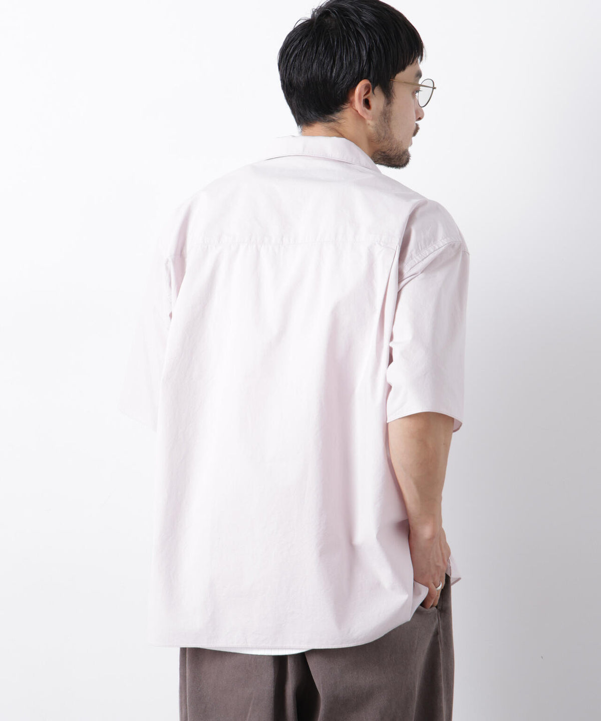 「OtoNANO」 タイプライター ウォッシュシャツ 6686121218