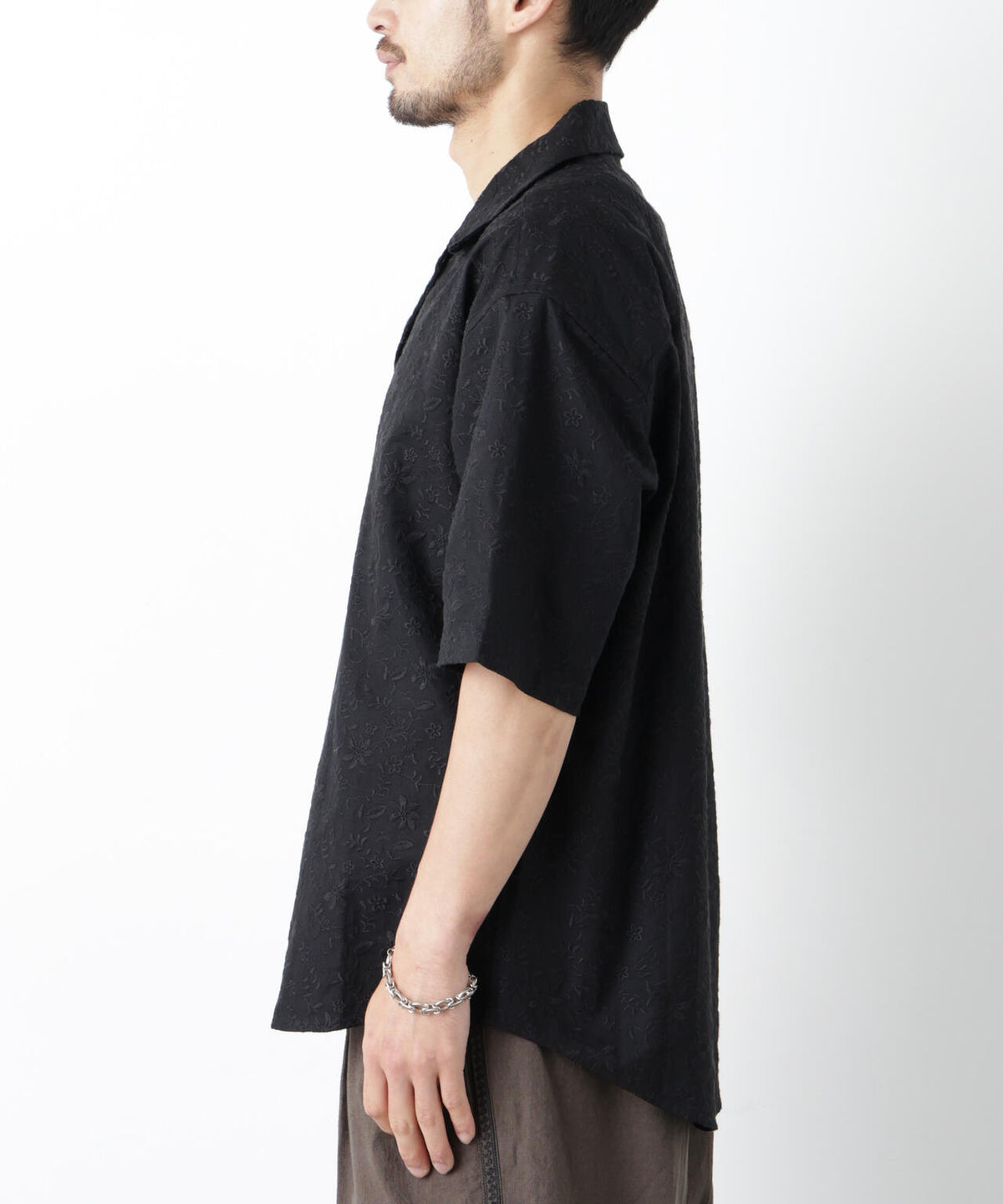 「OtoNANO」×masoret総柄刺繍シャツ(セットアップ可) 6686121222