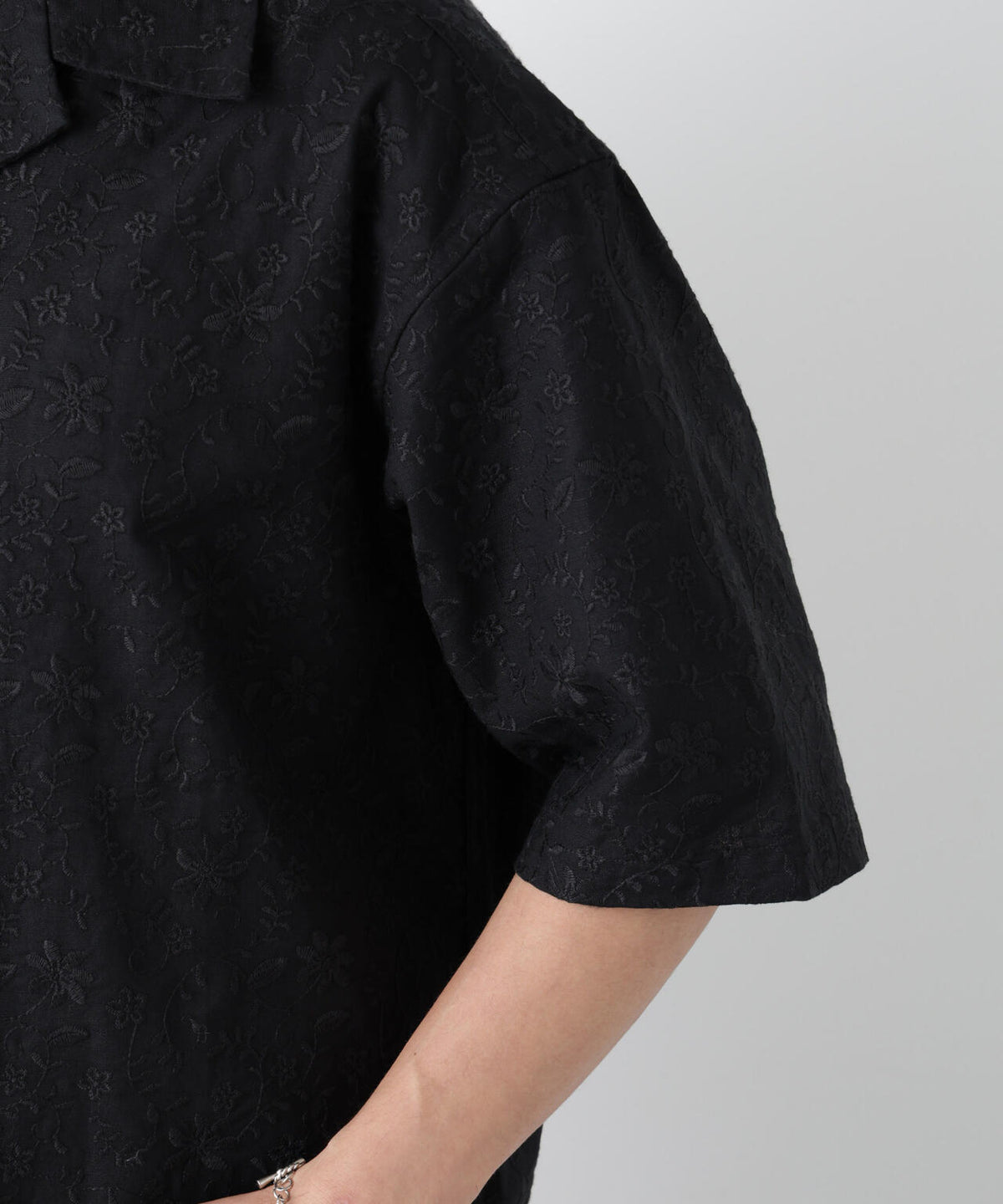 「OtoNANO」×masoret総柄刺繍シャツ(セットアップ可) 6686121222