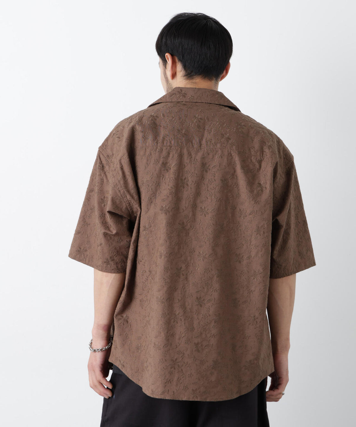 「OtoNANO」×masoret総柄刺繍シャツ(セットアップ可) 6686121222