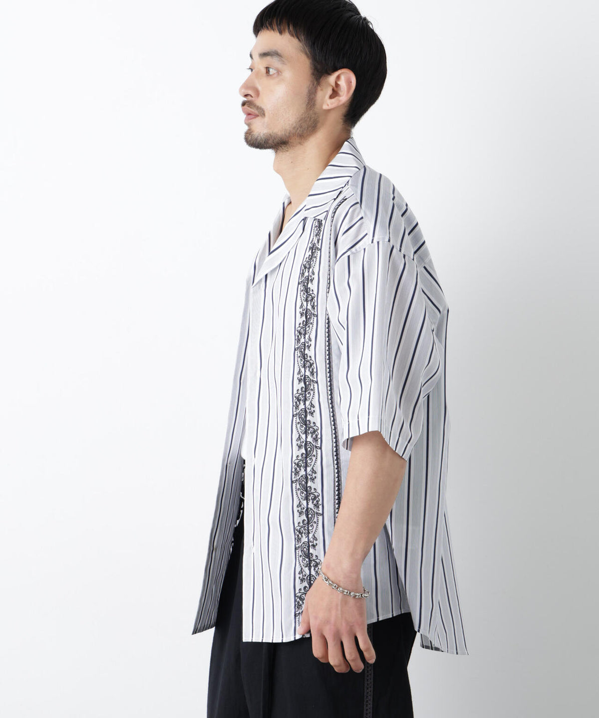 「OtoNANO」×masoret 刺繍シャツ 6686121223