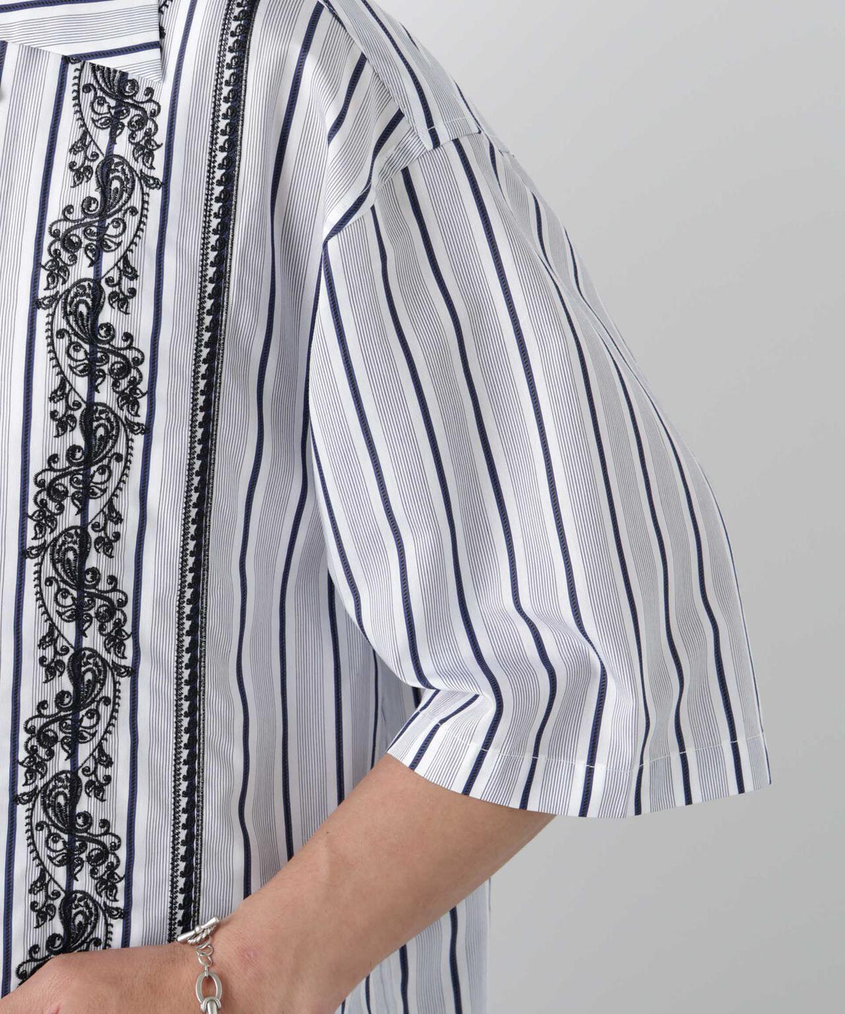 「OtoNANO」×masoret 刺繍シャツ 6686121223