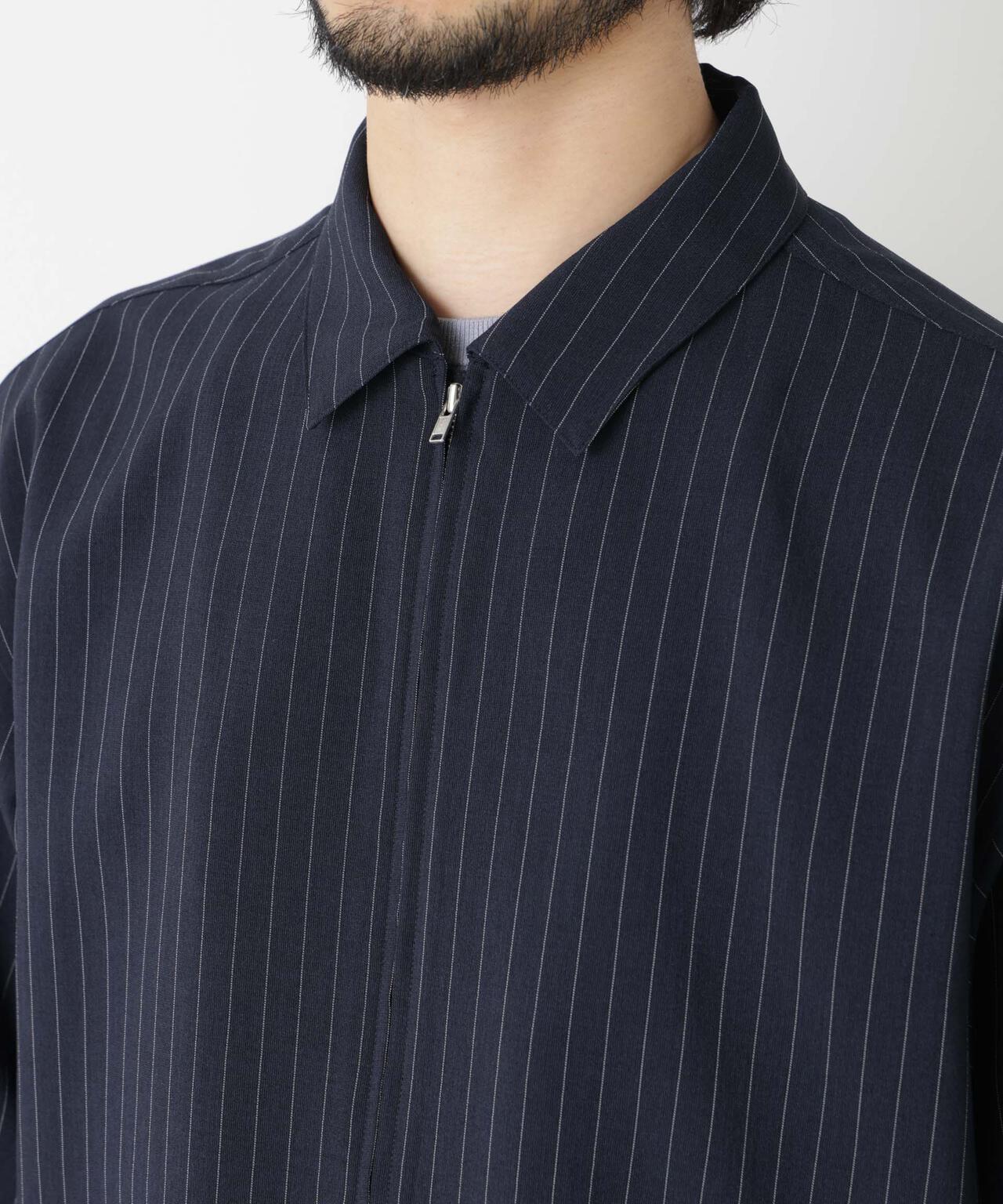 「メランジドライ」ZIPシャツブルゾン(セットアップ可) 6686121225