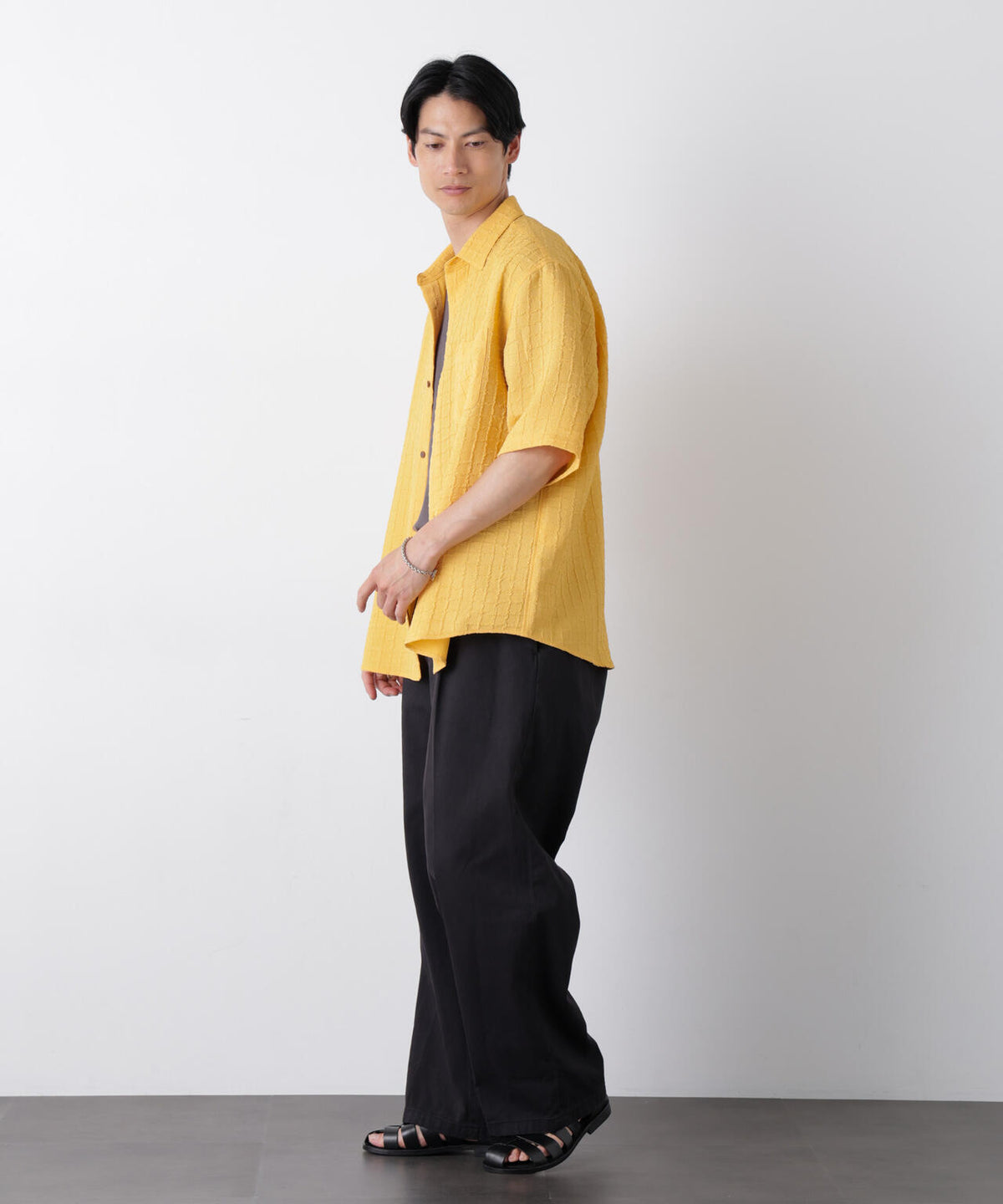 ふくれ二重織シャツ 6686121233