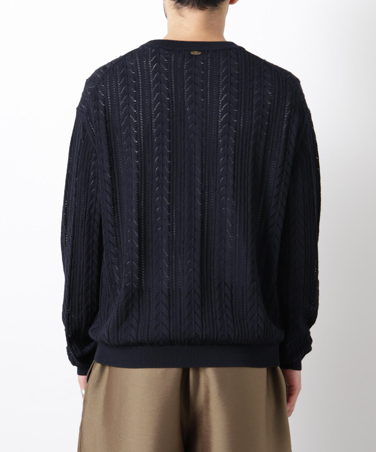 「ASSEMBLANC」コードヤーンシアーケーブルニット 6686122201