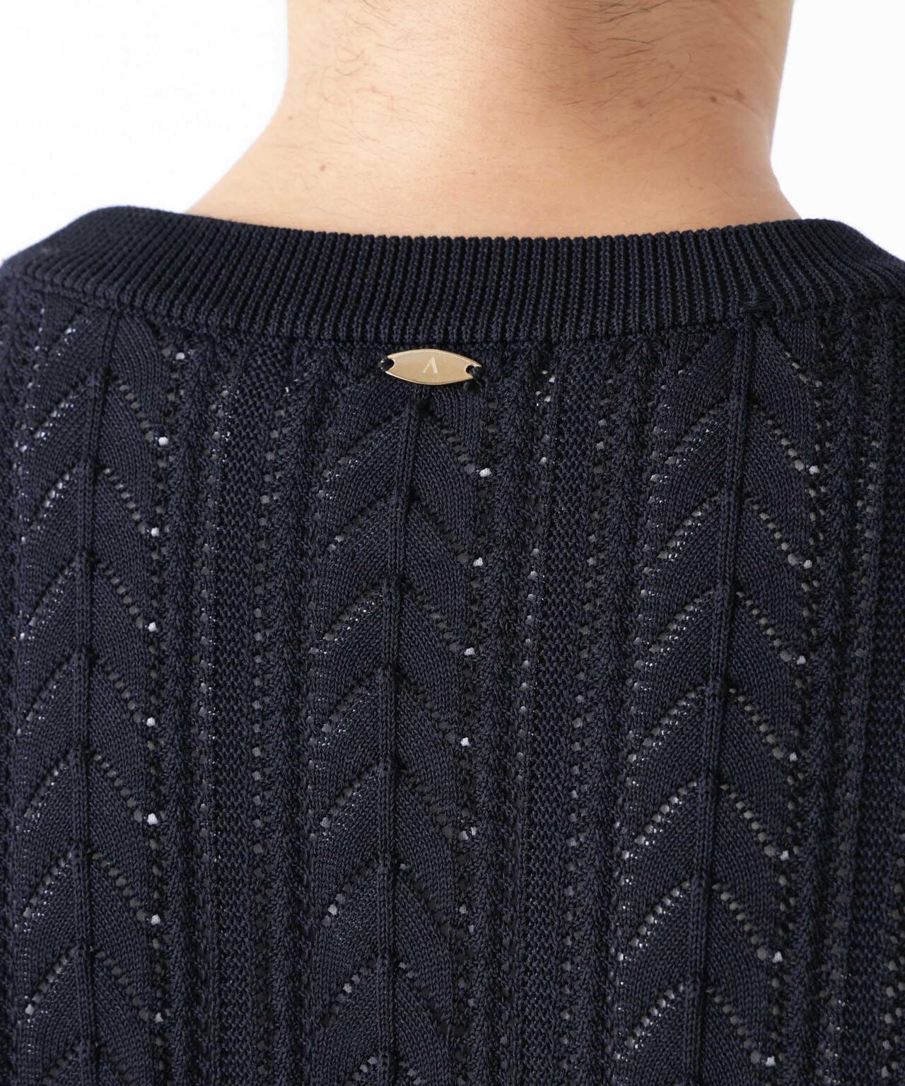 「ASSEMBLANC」コードヤーンシアーケーブルニット 6686122201