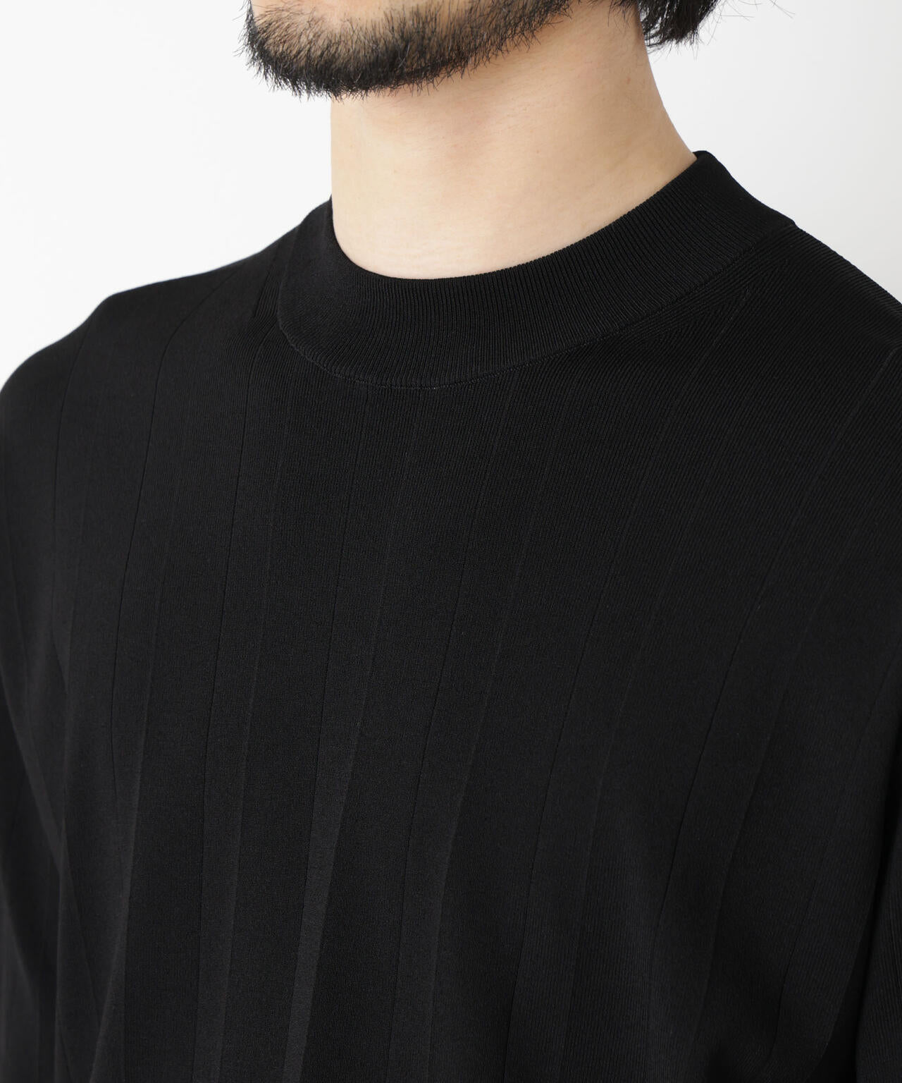 「ASSEMBLANC」 針抜きクルーネックニット 6686122208