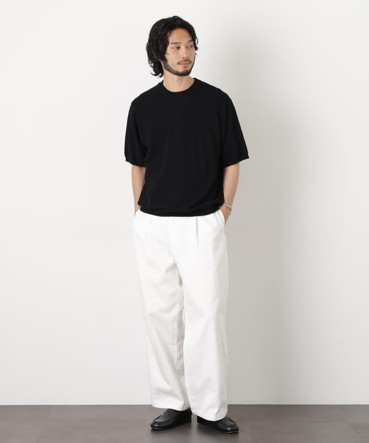 C/Ny ブークレ クルーネックニットTEE 6686122211