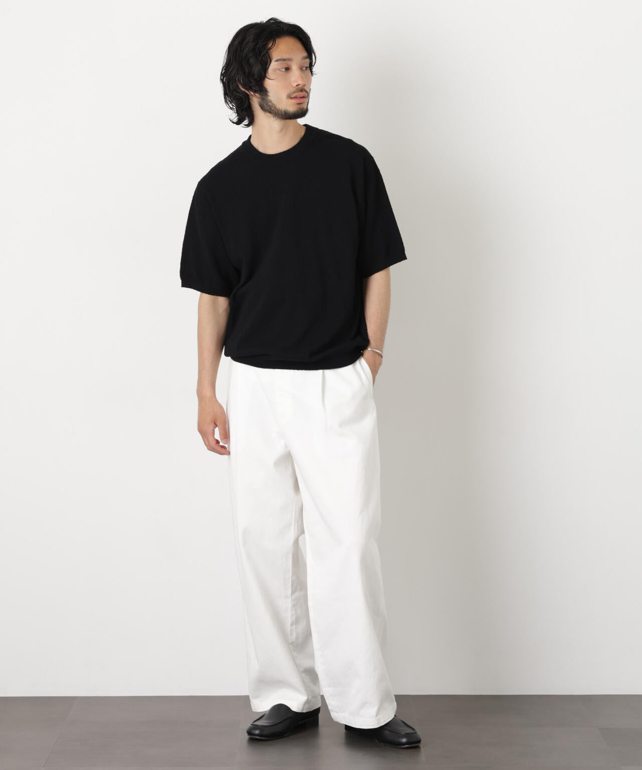 C/Ny ブークレ クルーネックニットTEE 6686122211