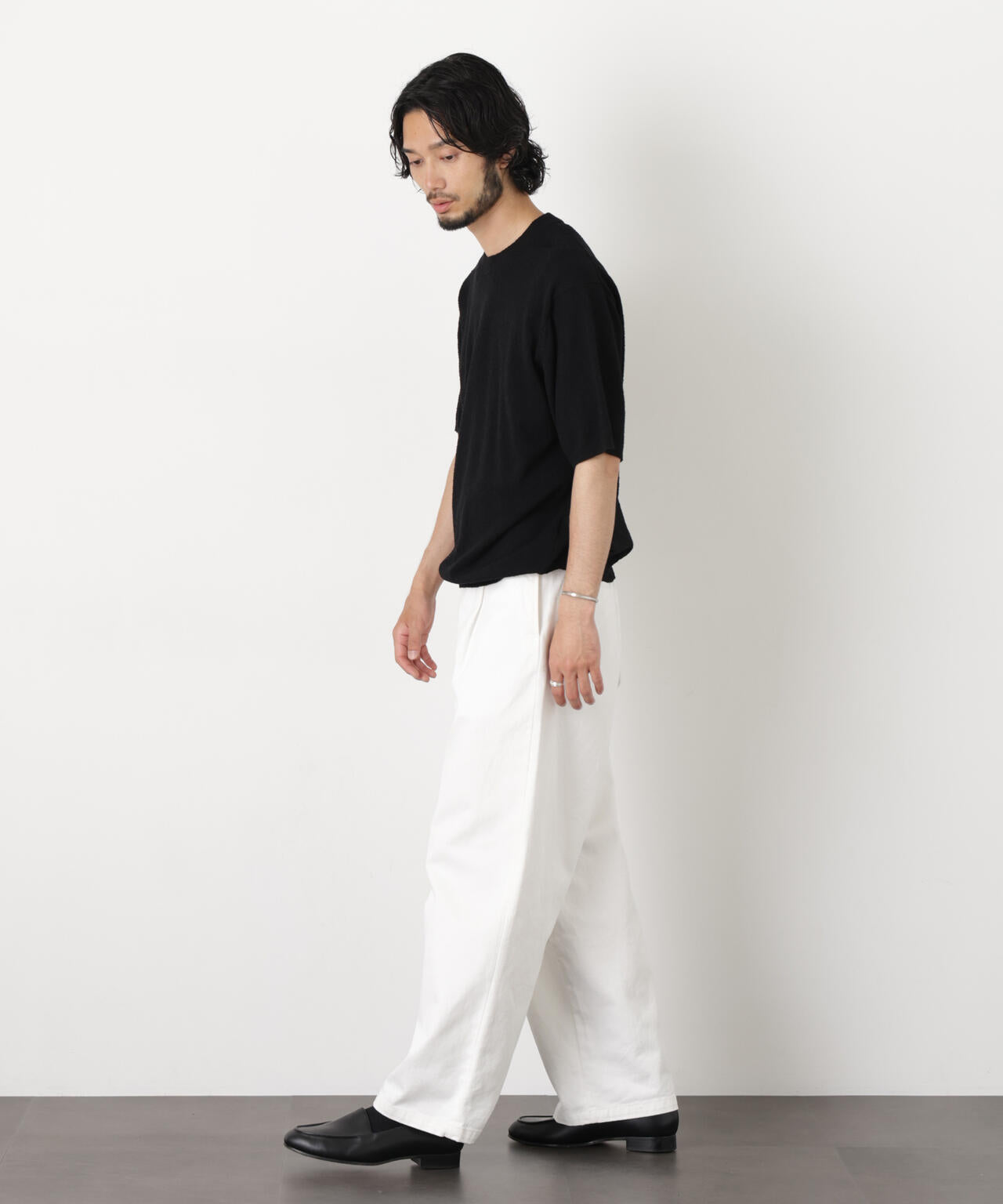 C/Ny ブークレ クルーネックニットTEE 6686122211