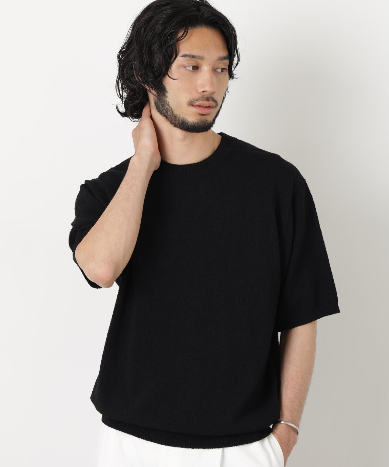 C/Ny ブークレ クルーネックニットTEE 6686122211