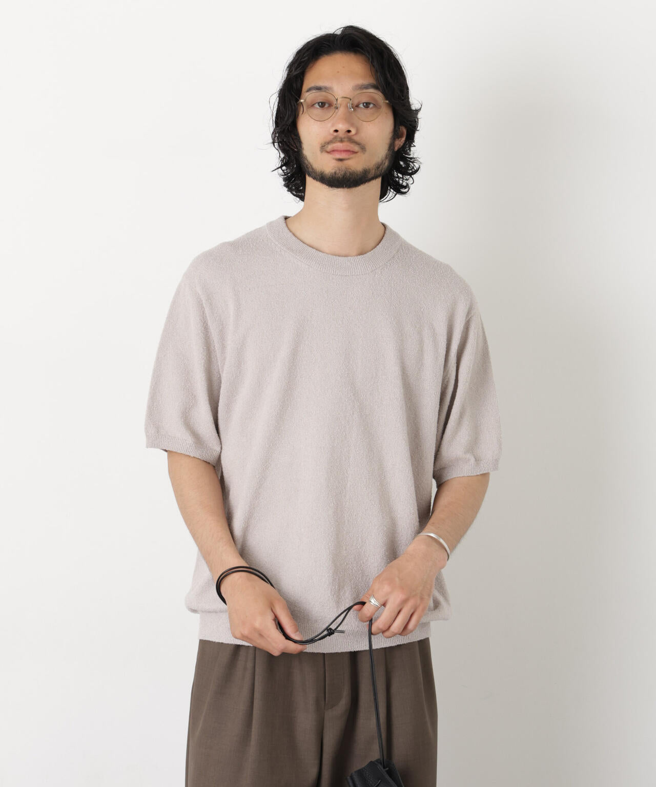 C/Ny ブークレ クルーネックニットTEE 6686122211