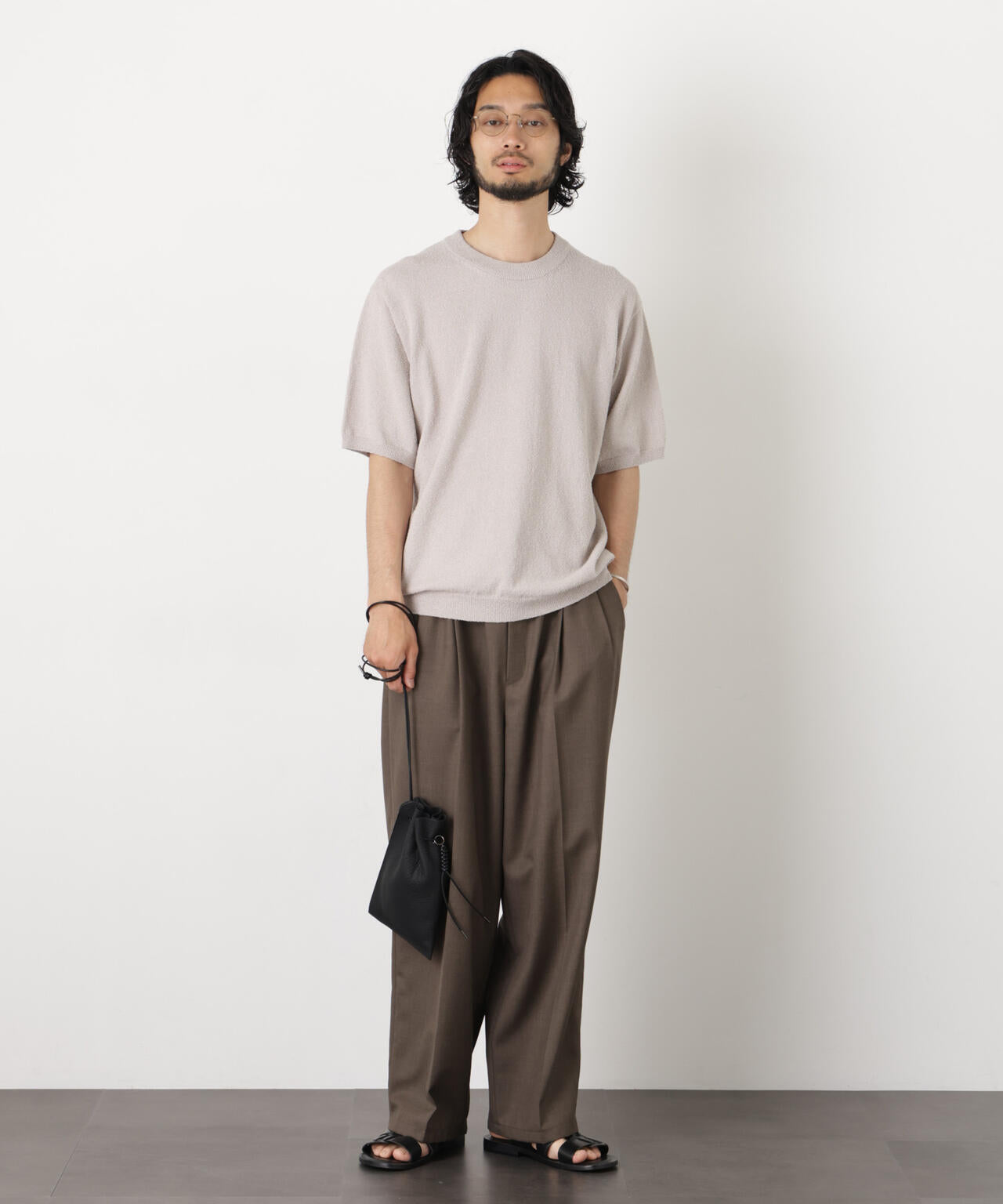 C/Ny ブークレ クルーネックニットTEE 6686122211