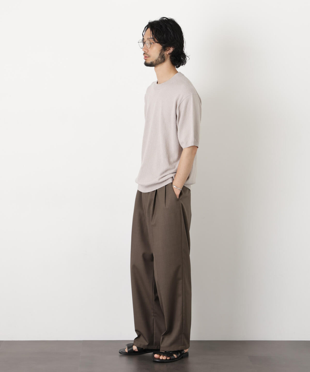 C/Ny ブークレ クルーネックニットTEE 6686122211