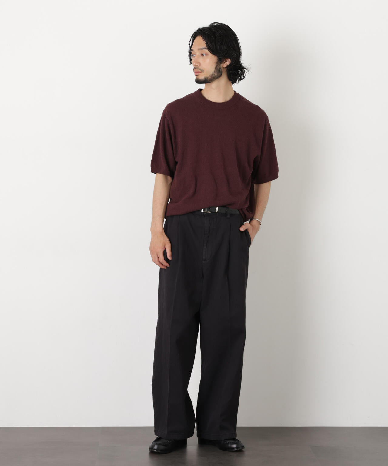C/Ny ブークレ クルーネックニットTEE 6686122211