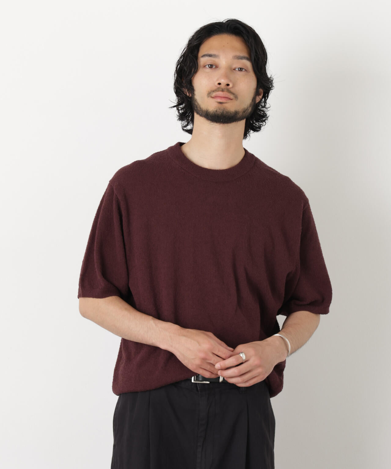 C/Ny ブークレ クルーネックニットTEE 6686122211