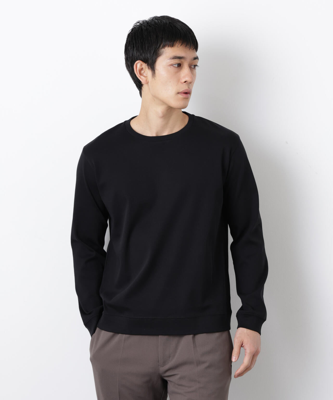 「FORMAL JERSEY」クルーネックカットソー長袖 6686123201