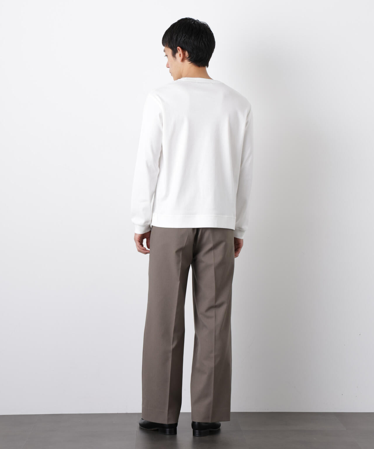 「FORMAL JERSEY」クルーネックカットソー長袖 6686123201