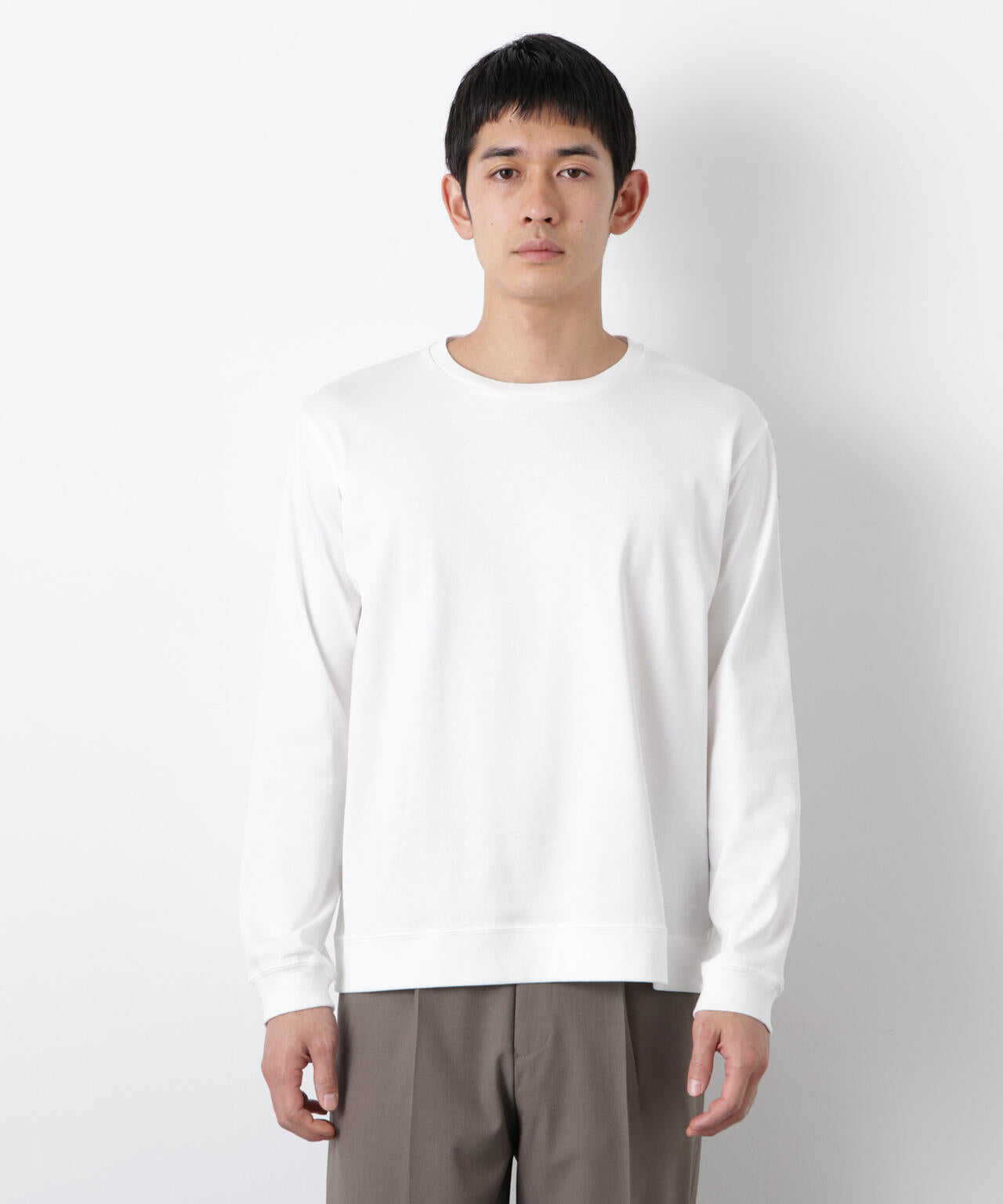 「FORMAL JERSEY」クルーネックカットソー長袖 6686123201